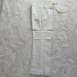 J. crew womens trousers city fit linen wide leg size 8